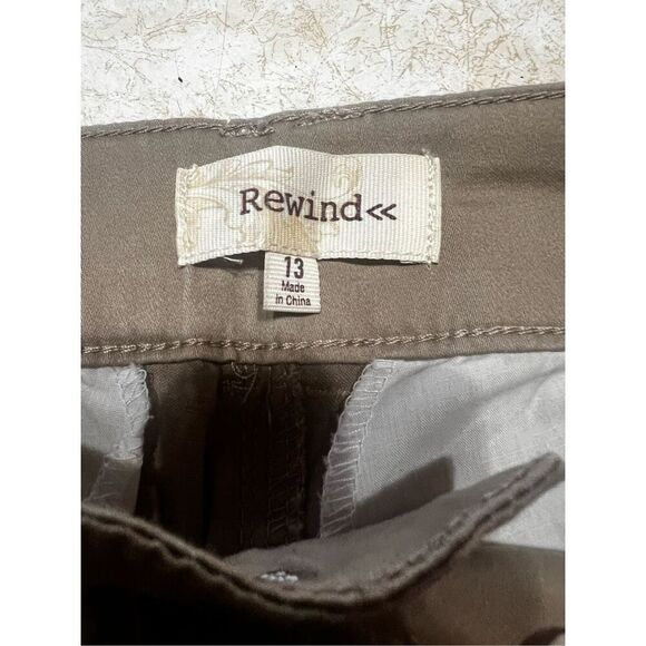 Rewind Crop pants Sz 13 Beige NWT - Picture 8 of 9